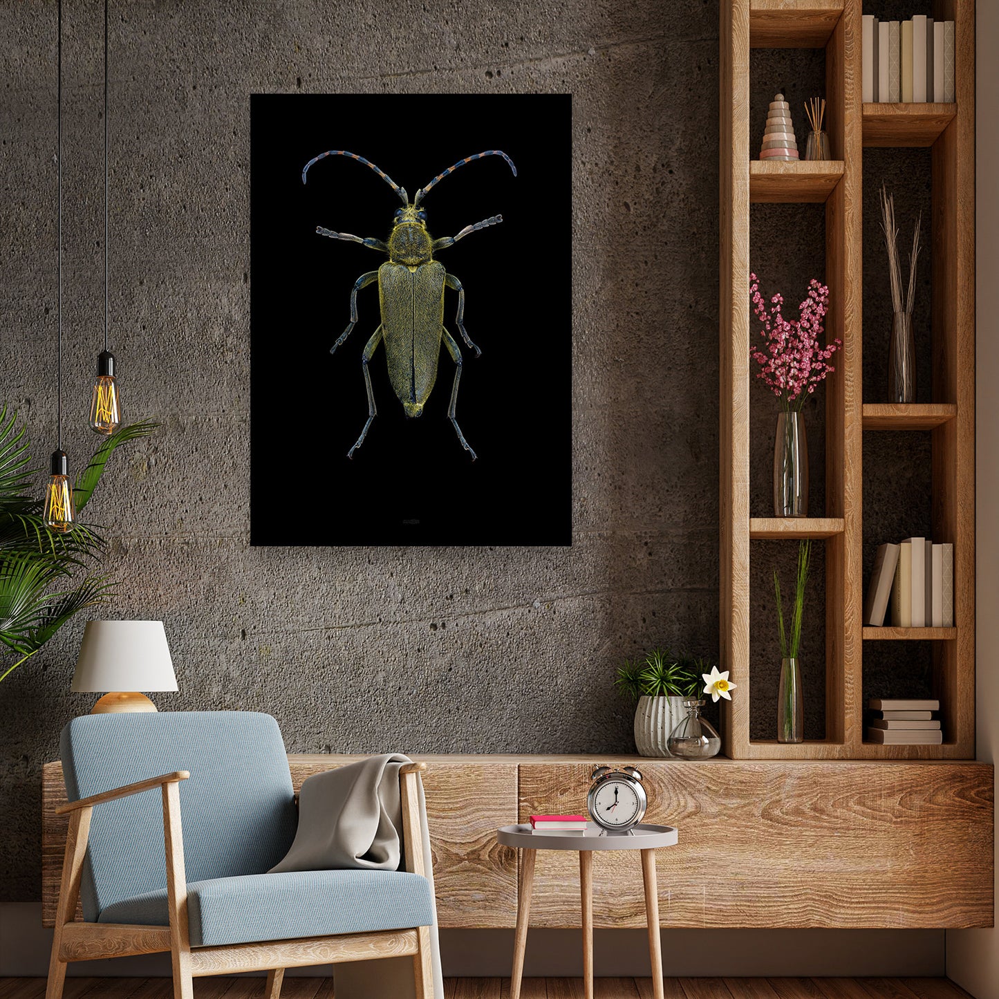 Yellow Velvet Beetle